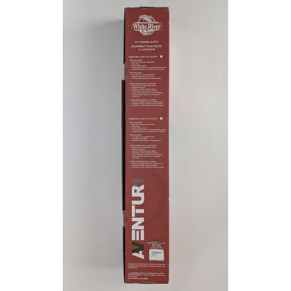 White River Aventur1 Fly Fishing Outfit Rod 9'0" 8 Wt With Reel AV9084 AV8 - Picture 2 of 15